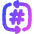 Channel Slack Icon from Flex Gradient Set