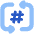 Channel Slack Icon from Plump Flat Set