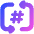 Channel Slack Icon from Plump Gradient Set