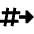 Go To Channel Slack Icon from Sharp Remix Set