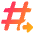 Go To Channel Slack Icon from Plump Gradient Set