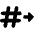 Go To Channel Slack Icon from Core Solid Set