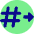 Go To Channel Slack Icon from Core Pop Set