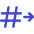 Go To Channel Slack Icon from Core Duo Set