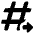 Go To Channel Slack Icon from Plump Solid Set