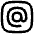 Mention Account Username Email Address Icon from Flex Line Set