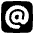 Mention Account Username Email Address Icon from Plump Solid Set