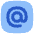 Mention Account Username Email Address Icon from Flex Flat Set