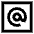 Mention Account Username Email Address Icon from Sharp Line Set