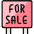 Real Estate Sign For Sale icon - Free transparent PNG, SVG. No sign up needed.