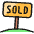 Real Estate Sign Sold icon - Free transparent PNG, SVG. No sign up needed.