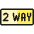 Road Sign 2 Way Icon from Ultimate Colors Set | Free Download as SVG Vector and Transparent PNG | Streamline icons