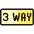 Road Sign 3 Way Icon from Ultimate Colors Set | Free Download as SVG Vector and Transparent PNG | Streamline icons