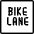 Road Sign Bike Lane Icon from Ultimate Light Set | Free Download as SVG Vector and Transparent PNG | Streamline icons