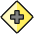 Road Sign Crossroad 2 Icon from Ultimate Colors Set