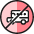 Road Sign No Buses Icon from Ultimate Colors Set