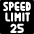 Road Sign Speed Limit 25 icon - Free transparent PNG, SVG. No sign up needed.