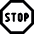 Road Sign Stop Alternate Icon from Ultimate Bold Set | Free Download as SVG Vector and Transparent PNG | Streamline icons