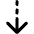 Arrow Dashed Cool Down Icon from Core Remix Set