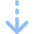 Arrow Dashed Cool Down Icon from Core Flat Set