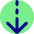 Arrow Dashed Cool Down Icon from Core Pop Set