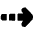 Arrow Dashed Right Icon from Plump Solid Set