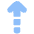 Arrow Dashed Warm Up Icon from Plump Flat Set