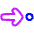 Arrows Step Icon from Plump Neon Set