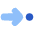 Arrows Step Icon from Plump Flat Set