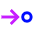 Arrows Step Icon from Sharp Neon Set