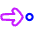 Arrows Step Icon from Plump Neon Set