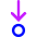 Arrows Step Into Icon from Core Neon Set