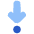 Arrows Step Into Icon from Plump Flat Set