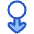 Arrows Swipe Down Alt Icon from Plump Duo Set