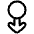 Arrows Swipe Down Alt Icon from Plump Line Set