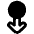 Arrows Swipe Down Alt Icon from Plump Remix Set