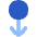 Arrows Swipe Down Alt Icon from Flex Flat Set