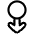 Arrows Swipe Down Alt Icon from Plump Line Set