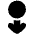 Arrows Swipe Down Alt Icon from Plump Solid Set