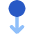 Arrows Swipe Down Alt Icon from Core Flat Set