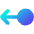 Arrows Swipe Left Alt Icon from Core Gradient Set