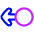 Arrows Swipe Left Alt Icon from Plump Neon Set