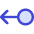 Arrows Swipe Left Alt Icon from Core Duo Set