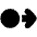 Arrows Swipe Right Alt Icon from Plump Solid Set