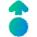 Arrows Swipe Up Alt Icon from Plump Gradient Set