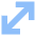 Diagonal Line Arrow 1 Icon from Sharp Flat Set