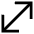 Diagonal Line Arrow 1 Icon from Sharp Line Set