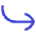 Line Arrow Curve Down Right Icon from Flex Duo Set