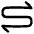 Line Arrow Curvy Both Direction 1 Icon from Flex Line Set