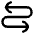 Line Arrow Curvy Both Direction 3 Icon from Flex Line Set